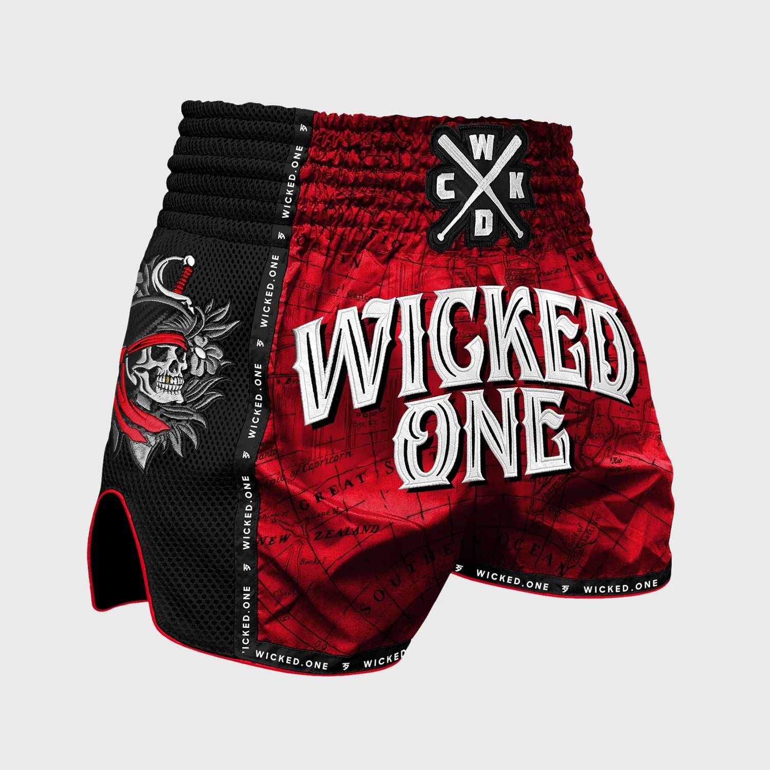 MUAY THAI SHORTS HACKER RED