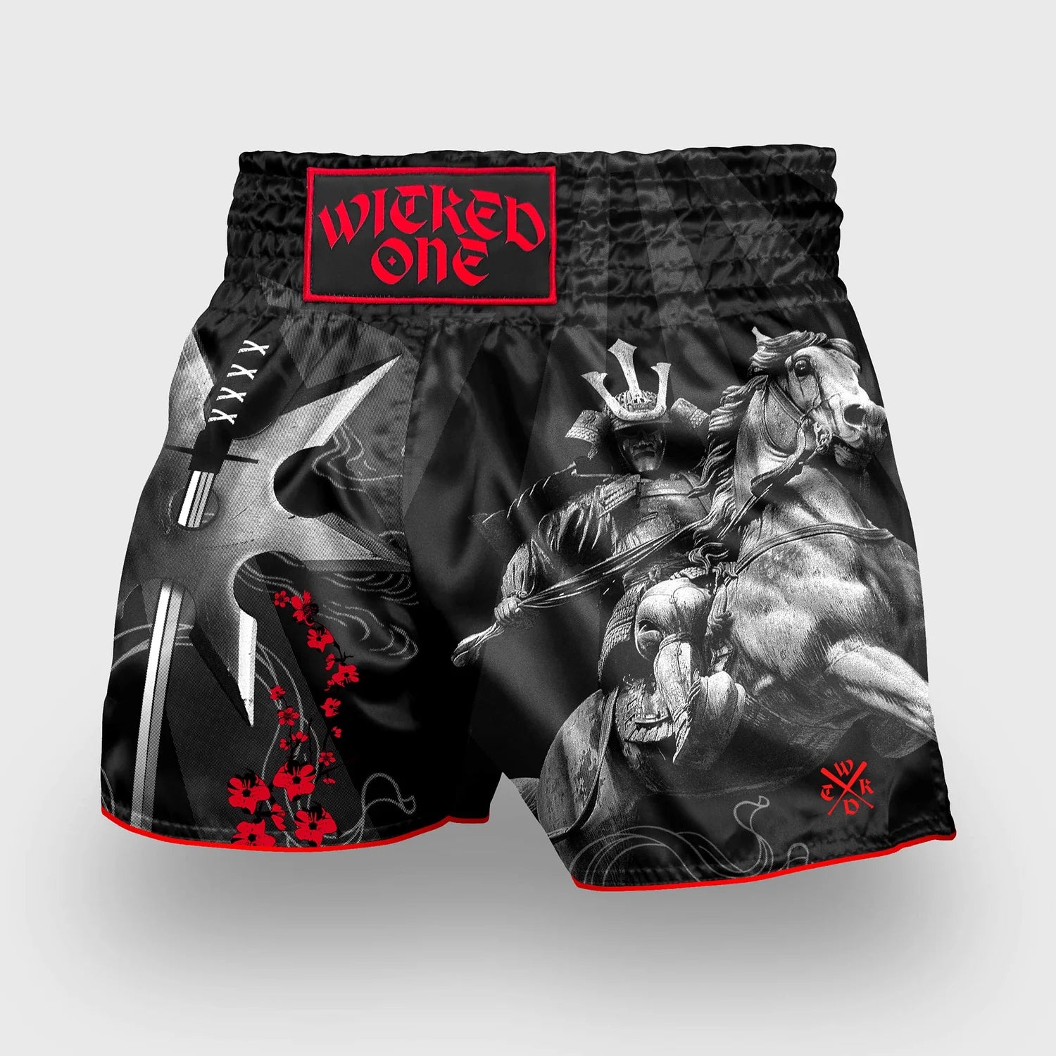 MUAY THAI SHORTS SHOGUN BLACK