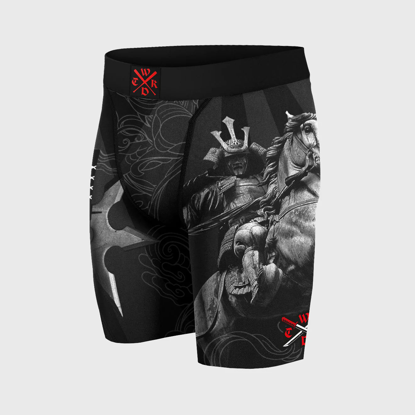 SHOGUN BLACK COMPRESSION SHORTS
