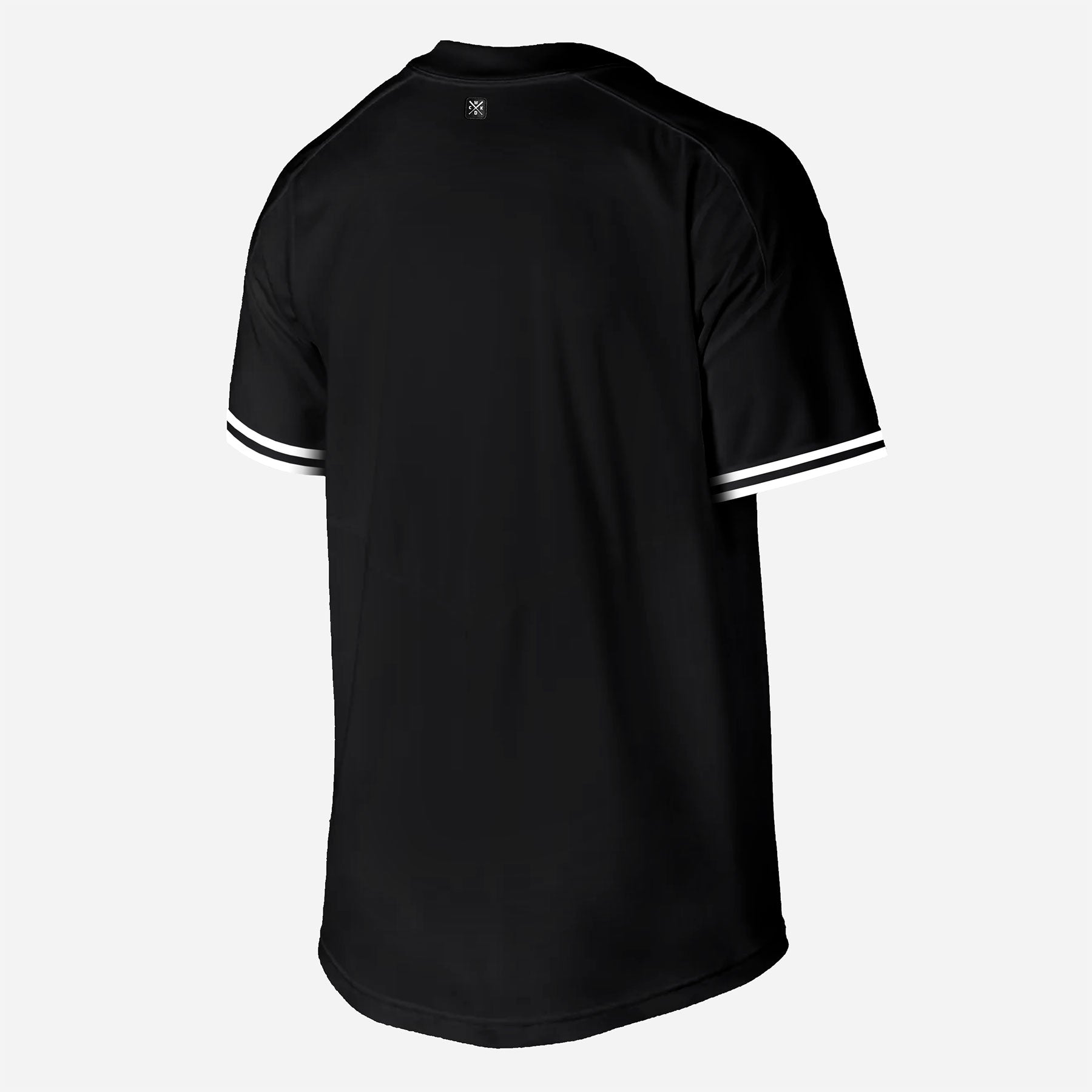 BLACK ROLLIN BASEBALL SHIRT
