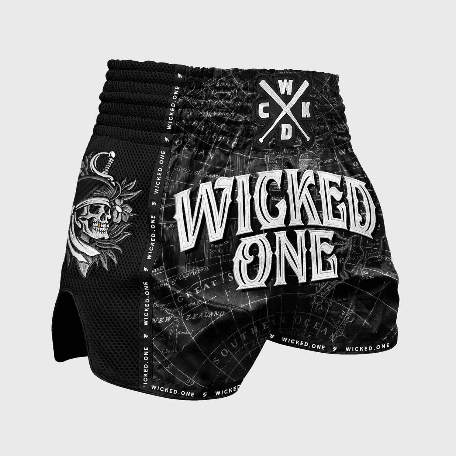 MUAY THAI SHORT HACKER NOIR