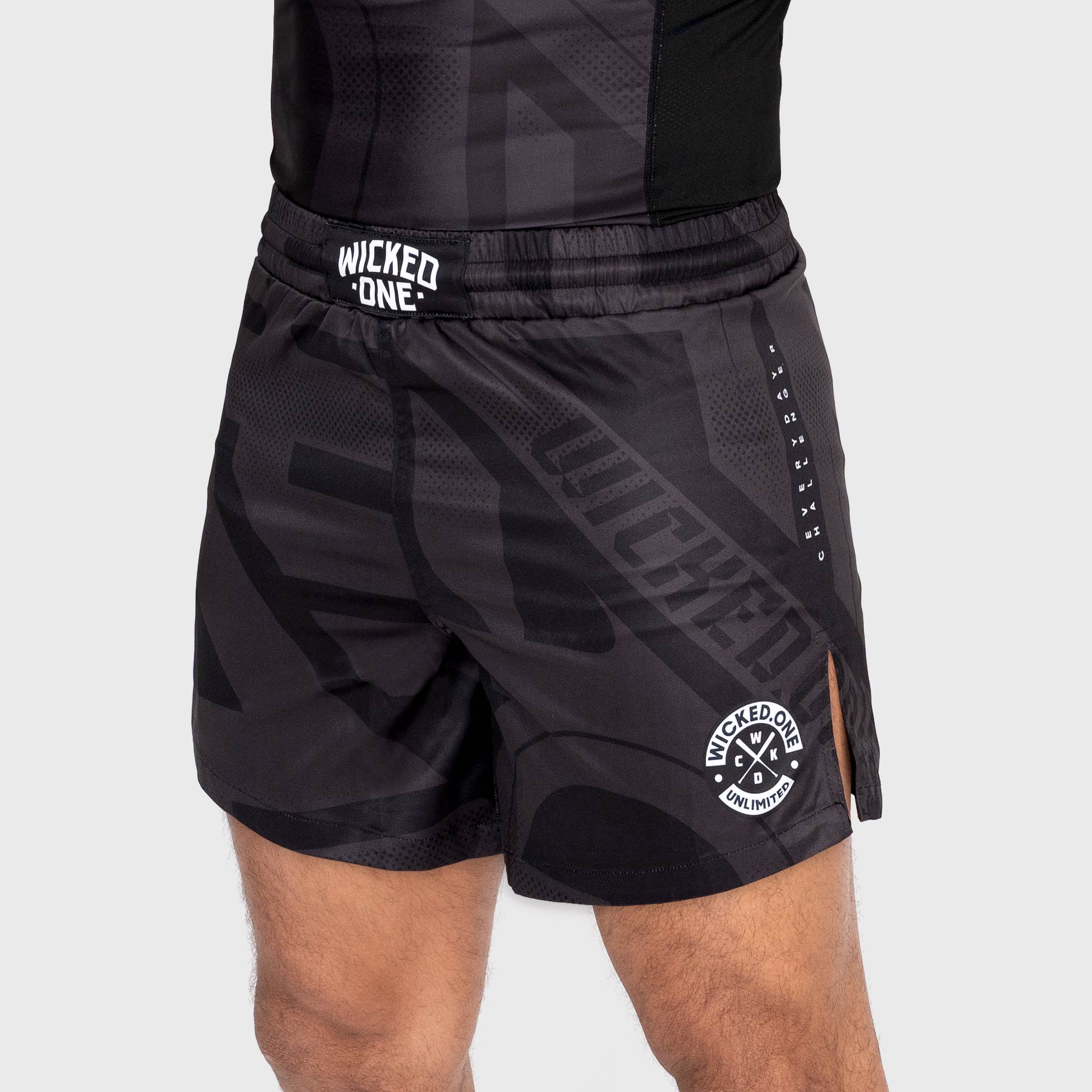 MMA SHORTS ELEMENT OUTSIDERZ BLACK