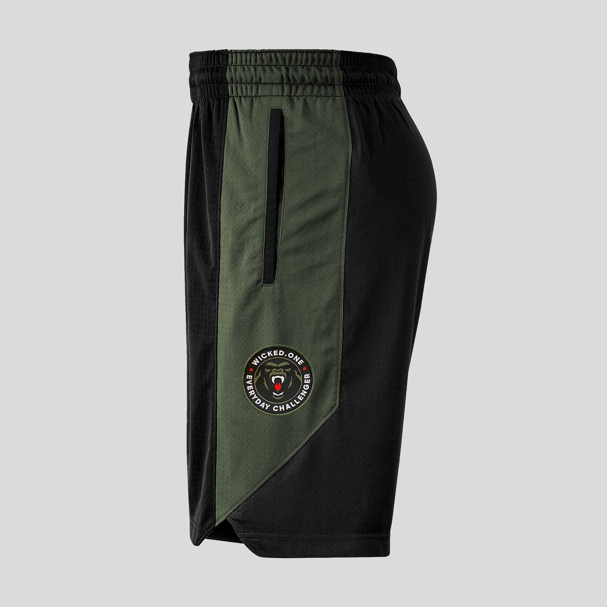 WHACKS BLACK &amp; KHAKI SHORTS