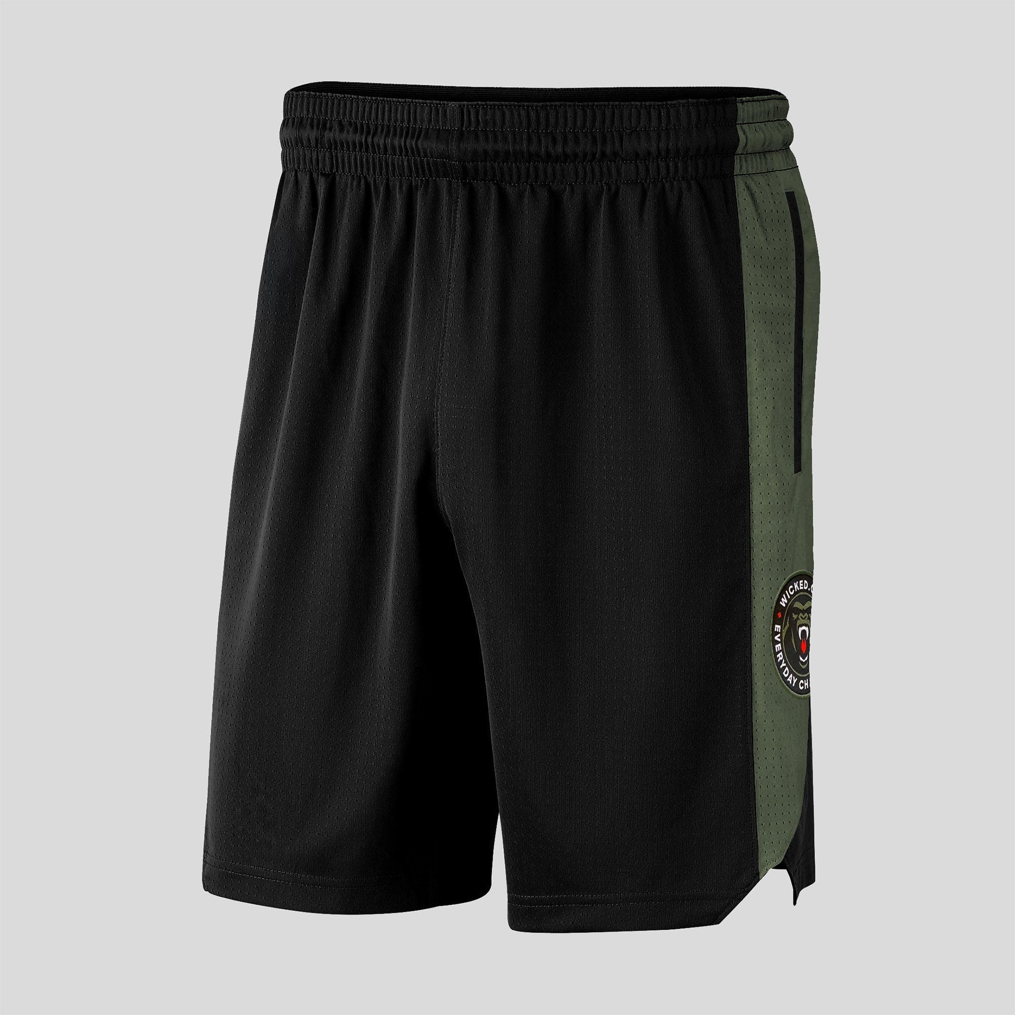 WHACKS BLACK &amp; KHAKI SHORTS